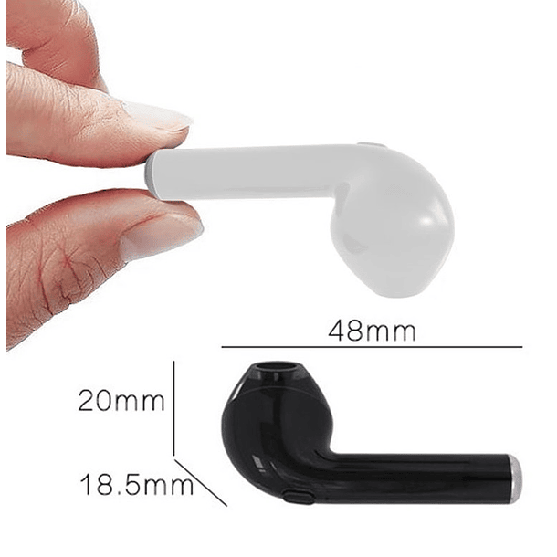 Headphones Bluetooth s/ Fios (IOS/Android) Preto 3