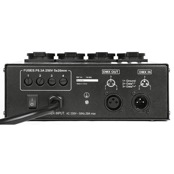 Sequenciador DMX DMX512 com 4 Canais (5A Canal) - beamZ 2