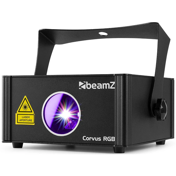 Laser Duplo Vermelho/Verde 225/80mW DMX c/ LED Azul 3W + Comando (SURTUR II) - beamZ 3