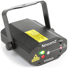 Laser Vermelho/Verde 150/50mW c/ Comando (TITANIA) - beamZ