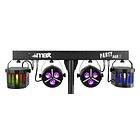 Barra LED´s Portátil DMX c/ 4 Projetores LED PAR COB RGB 20W (PARTYBAR11) - MAX 3