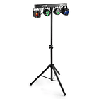 Barra LED´s Portátil DMX c/ 2 Projetores PAR Strobe + 2 Projectores Derby RGBW - MAX 1