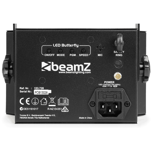 Projector Efeitos 2 Saídas DMX 40 LEDs RGBW (SUPERNOVA) - beamZ 3