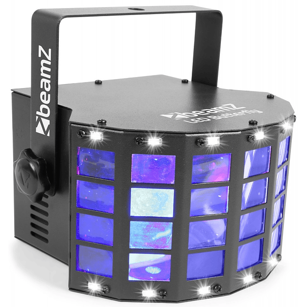 Projector Efeitos Disco LED RGB c/ Strobe (Butterfly) - beamZ 1