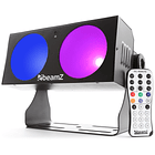 Projector Duplo Efeito LED COB 2x 10W RGB (LUCID 1.2) - beamZ 2