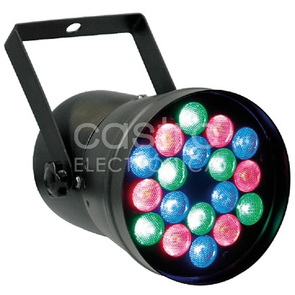 Projector PAR36 18 LEDs x 1W DMX -  KOOL SOUND 1