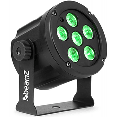 Projector PAR 6x LEDs 3W RGB (SLIMPAR 30) - beamZ