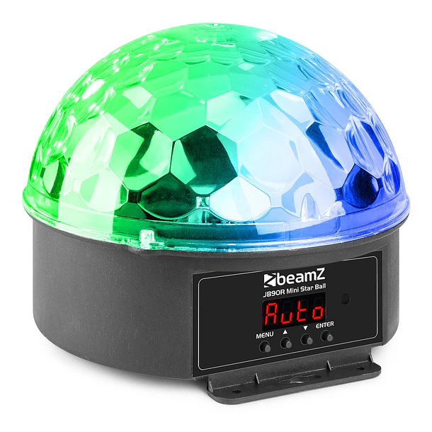Projector de Efeitos LED RGBAWWPYP 9x 1W DMX c/ Comando (JB90R) - beamZ 2