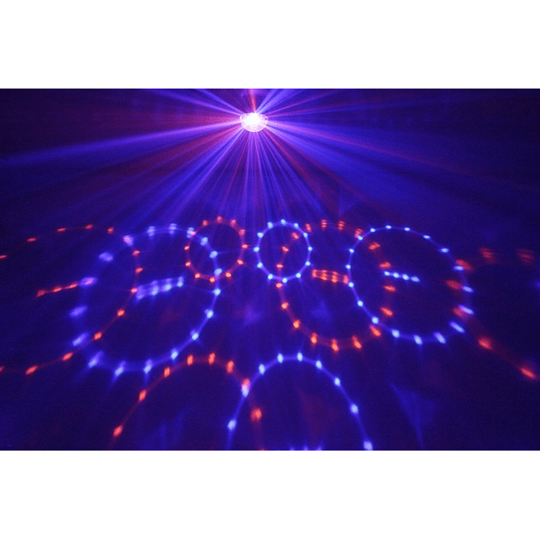 Projector de Efeito LED 6x 3W RGBAWP c/ Comando (MINI STAR BALL) - beamZ 4