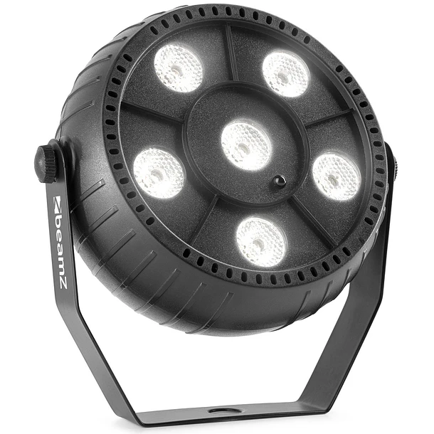 Projector PAR 6x 1W Branco a Bateria (PLP12) - beamZ 1
