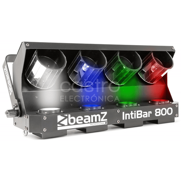 Scanner Profissional Efeitos 4 Cabeças LED 4x 10W RGBW DMX (IntiBar 800) - beamZ 1