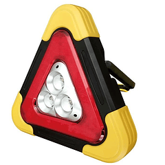 Triângulo de Aviso Luz Emergência LED 2000mAh (IP44)
