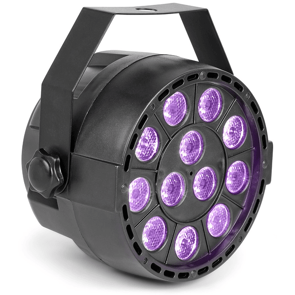 Projector 12 LEDs x 1W Luz Negra UV DMX (12W) - MAX 1