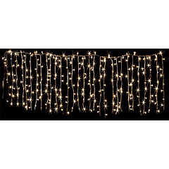 Cortina 200 LEDs (Decoração Natal) Branco Q. 3000K 200W - 2 x 2 mts