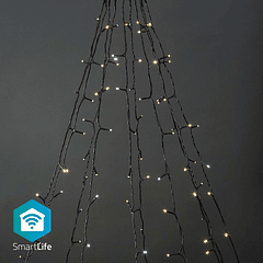 Serie Natal p/ Árvore 200 LEDs 2500~9000K SmartLife Wi-Fi (10 x 2 mts) - NEDIS