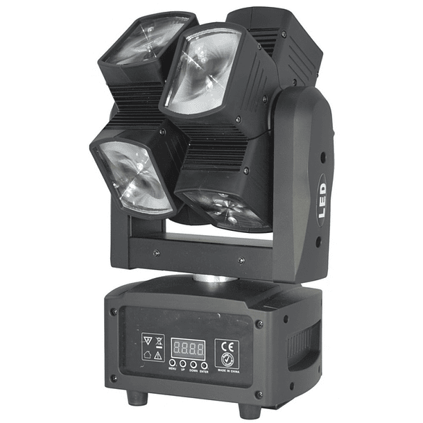 Moving Head (8 Cabeças) BEAM RGBW 96W LED DMX - ACOUSTIC CONTROL 