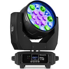 Moving Head LED RGBW 19x 12W ZOOM DMX (MHL1912) - beamZ