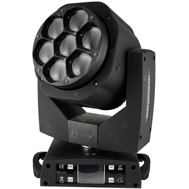 Moving Head BEAM/WASH 105W RGBW DMX - ACOUSTIC CONTROL 1