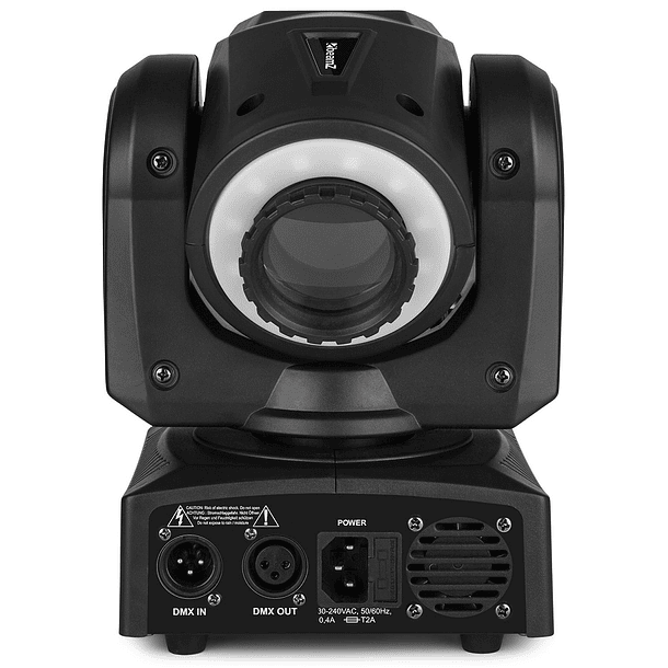 Moving Head LED Profissional QUAD RGBW 4 LEDs OSRAM x 15W DMX c/ Lentes Rotativas (Razor500) - beamZ 3