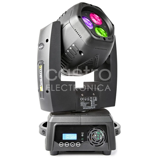 Moving Head LED Double RGB 3x 8W DMX (MHL832) - beamZ 1