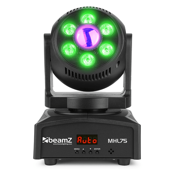 Moving Head LED Hibrido Spot/Wash RGBW 30W DMX (MHL75) - beamZ 2