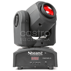Moving Head 25 LEDs CREE 12W RGBW DMX (Panther 25) - beamZ