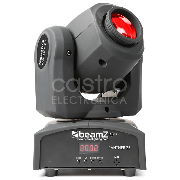 Moving Head 25 LEDs CREE 12W RGBW DMX (Panther 25) - beamZ 1