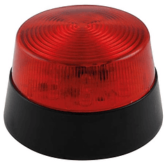 Lampada LED Strobe/Flash 12V - Cor Vermelho