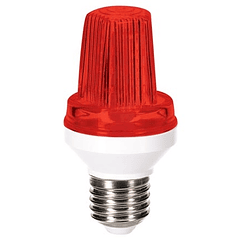 Lampada Mini Strobe 3W / 220V - E27 Vermelho