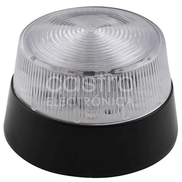 Lampada LED Strobe/Flash 12V - Cor Branco Transparente 1