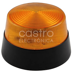 Lampada LED Strobe/Flash 12V - Cor Laranja