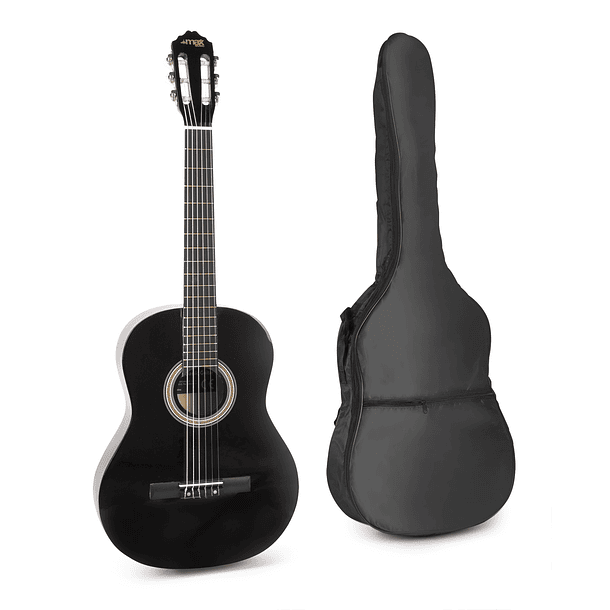 Pack Soloart Guitarra Clássica + Acessórios (Preto) - MAX 1