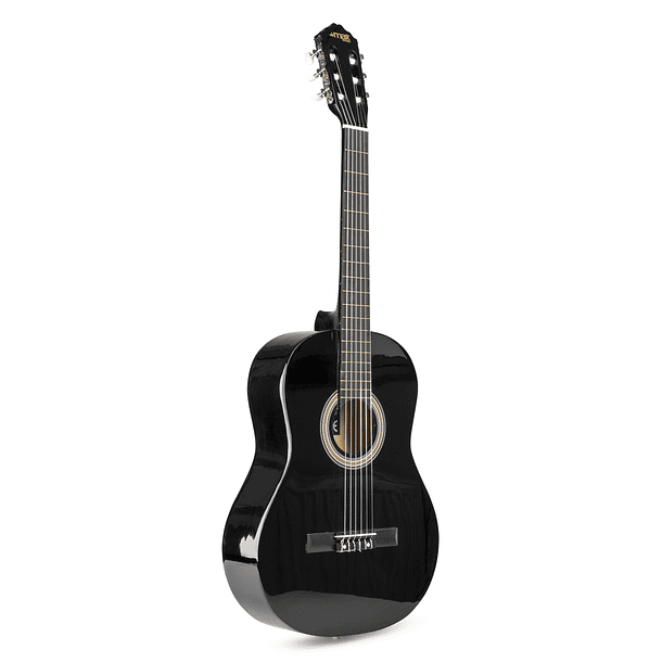 Pack Soloart Guitarra Clássica + Acessórios (Preto) - MAX 2
