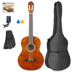 Pack Soloart Guitarra Clássica + Acessórios (Madeira Escura) - MAX