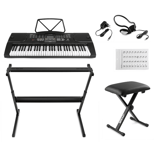 Kit Piano Eletrónico KB4SET 61 Teclas + Acessórios - MAX 3