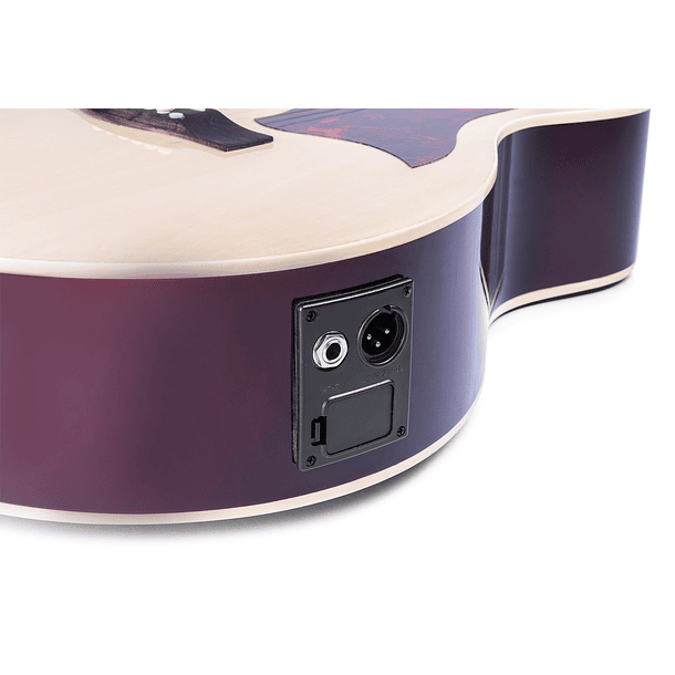 Pack Showkit Guitarra Acústica + Amplificador 40W + Acessórios (Madeira) - MAX 4