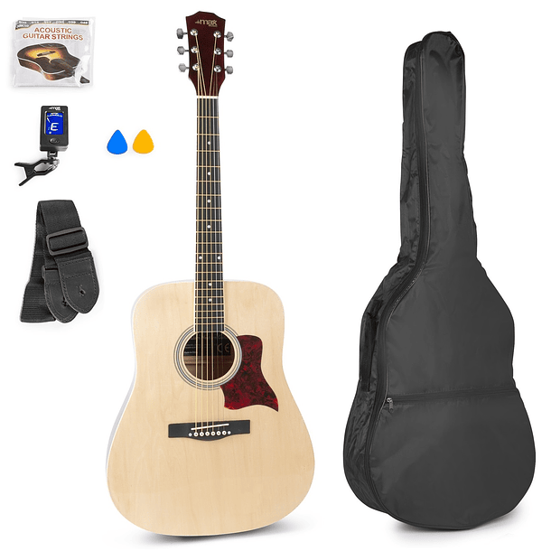 Pack Solojam Guitarra Acústica + Acessórios (Madeira) - MAX 1