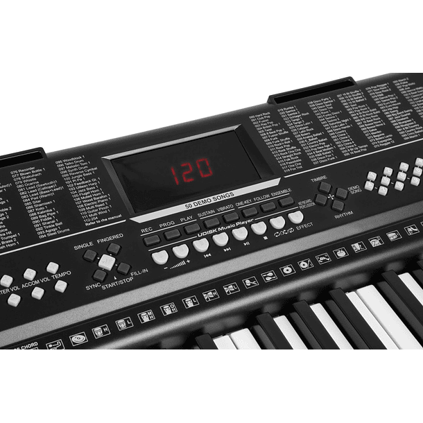 Orgão Teclado Musical Electrónico (61 Teclas) c/ Funções Touch KB3 - MAX 2