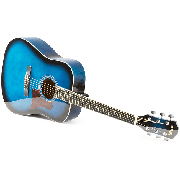 Pack Solojam Guitarra Acústica + Acessórios (Azul) - MAX 4