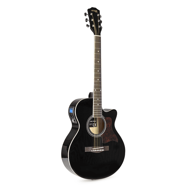 Pack Showkit Guitarra Acústica + Amplificador 40W + Acessórios (Preto) - MAX 2