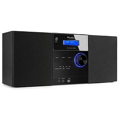 Sistema Hi-Fi Metz 30W Bluetooh/CD/DAB+/FM/USB (Preto) - AUDIZIO