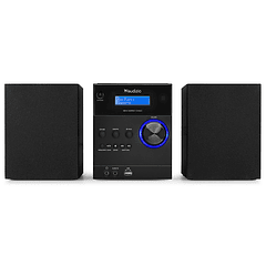 Sistema Hi-Fi Metz 30W Bluetooh/CD/DAB+/FM/USB (Preto) - AUDIZIO