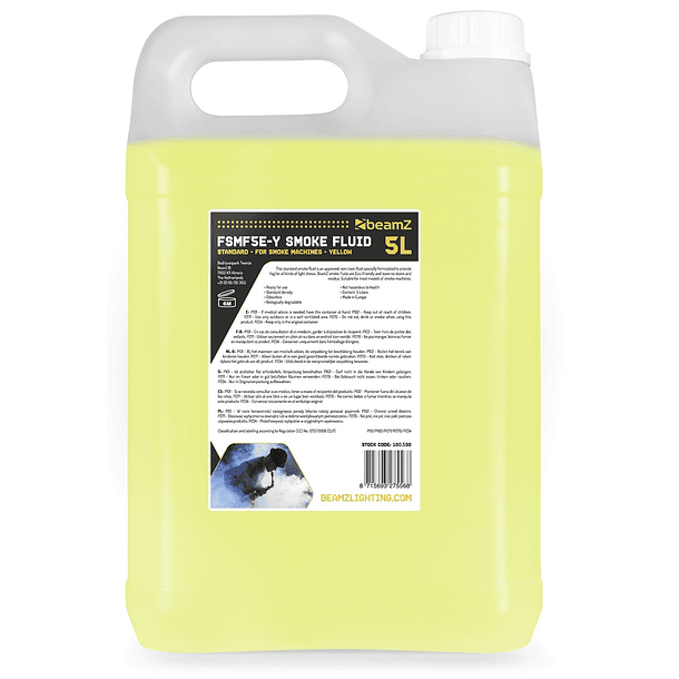 Líquido p/ Máquina de Fumo (5 Litros) - beamZ 1