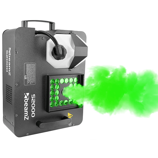 Máquina de Fumos Profissional DMX 2000W Horiz/Vertical c/ Efeito LED 24x 3W RGB (S2000) - beamZ 2