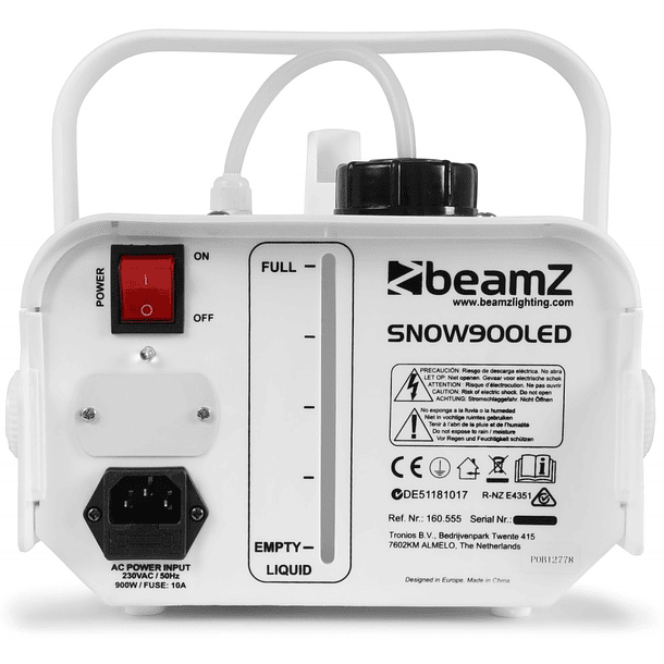 Máquina de Neve 600W (Branco) - beamZ 3