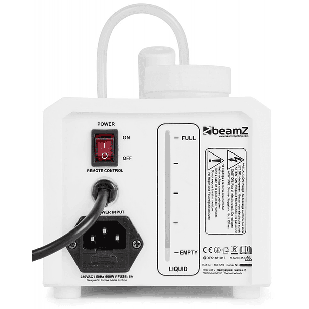 Máquina de Neve 600W (Branco) - beamZ 4