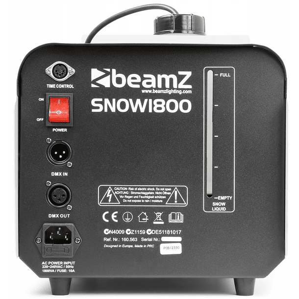 Máquina de Neve 1800W (SNOW1800) - beamZ 2