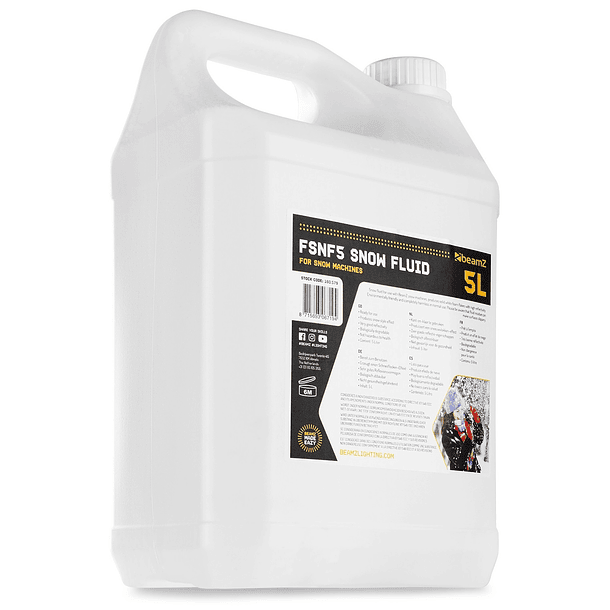 Máquina de Neve DMX c/ Controlador e Temporizador s/ Fios (RAGE 1800 SNOW) - beamZ 3