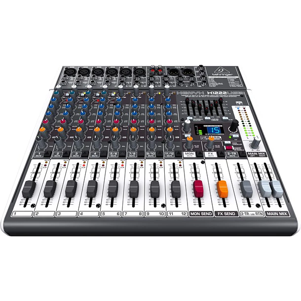 Mesa de Mistura 12 Canais c/ USB - Behringer 2