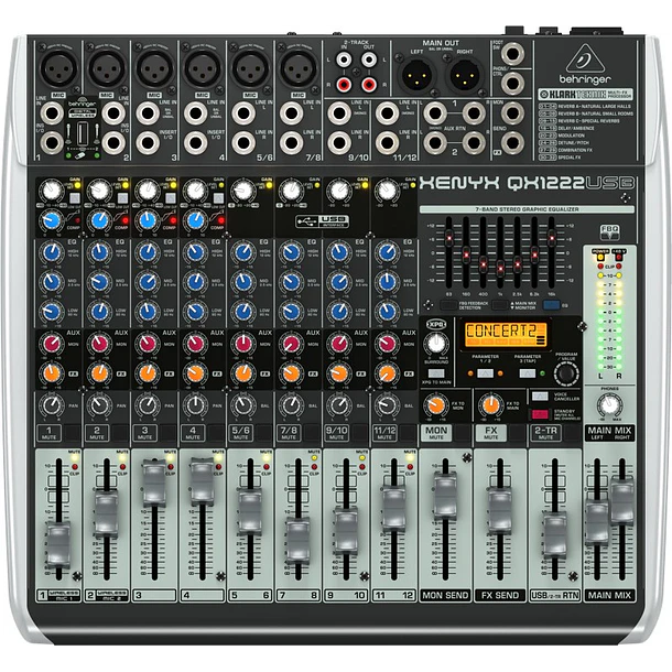 Mesa de Mistura 16 Canais c/ USB - Behringer 1